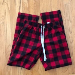 Calvin Klein Red/Black Plaid Flannel PJ bottom
